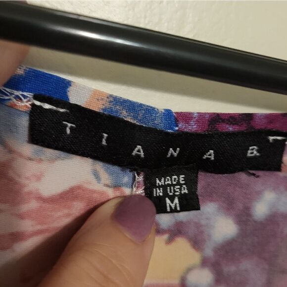 Tianna B. Stripes & Floral Tank Top Maxi Dress, Size M - Picture 4 of 10